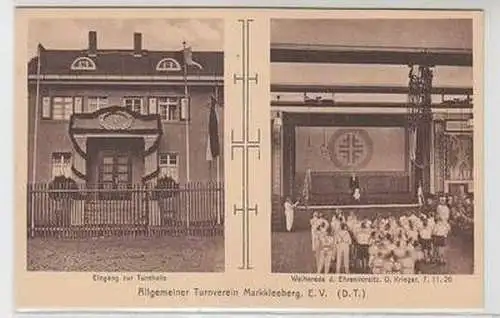 52844 Ak Allgemeiner Turnverein Markkleeberg E.V. (D.T.) um 1930