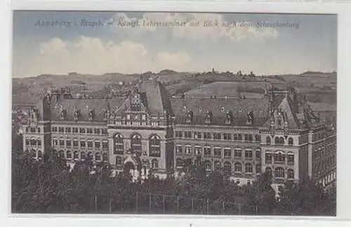 52858 Ak Annaberg im Erzgebirge königliches Lehrerseminar um 1910