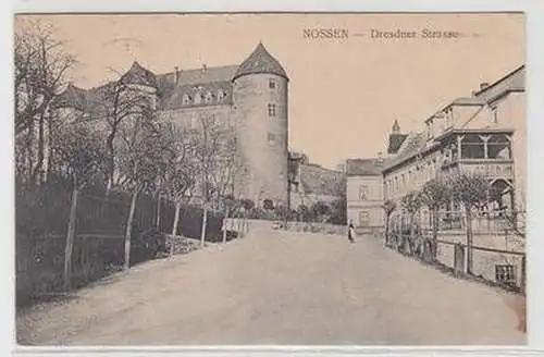 52576 Feldpost Ak Nossen Dresdner Strasse 1915