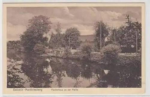 06683 Ak Oetzsch Markkleeberg Fischerhaus an der Pleiße um 1930