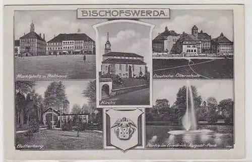 52735 Mehrbild Ak Bischofswerda Oberschule usw. um 1930