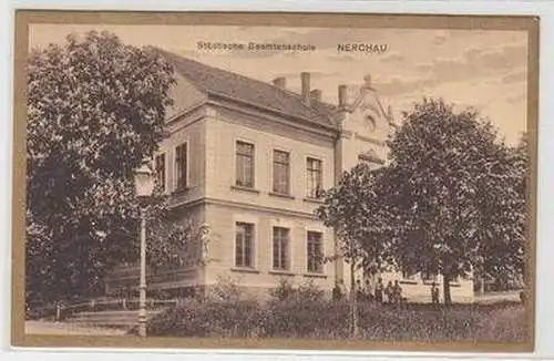 52362 Ak Nerchau Städtische Beamtenschule um 1930