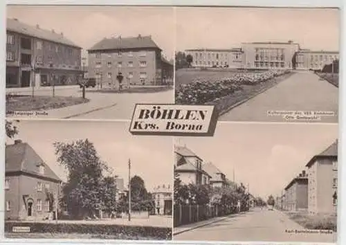 12910 Mehrbild Ak Böhlen Kreis Borna 1965