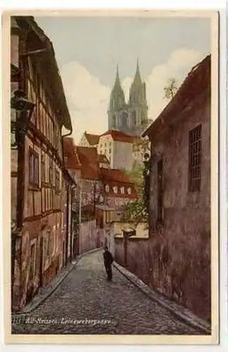 43141 Ak Alt Meissen Leinewebergasse 1931