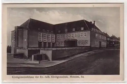 28286 Ak Meerane evang.-luth. Kirchgemeindehaus 1932