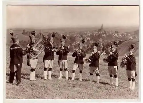 42043 Ak Schneeberger Bergmusikanten 1971