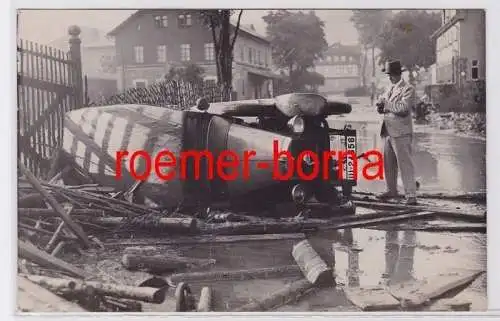 82008 Foto Ak Johanngeorgenstadt Unwetter Wolkenbruch am 6.7.1932