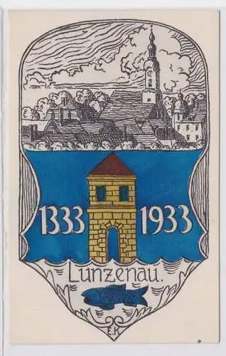 87690 Ak zur 600 Jahrfeier Stadt Lunzenau 1333-1933