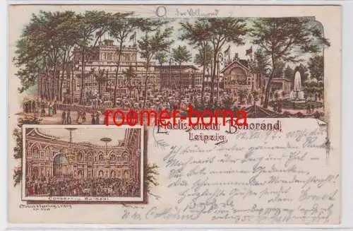 86485 Ak Lithographie Leipzig Etablissement Bonorand 1897