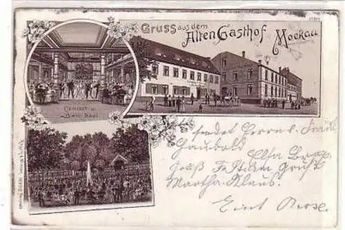 30/129 Ak Gruss aus dem Alten Gasthof Mockau 1900