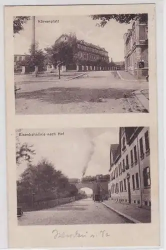 90541 Mehrbild AK Gruß aus der Winerspitze - Leubnitz/ Werdau/ Sa., Bahnpost 192