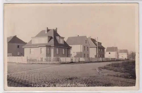 88145 Foto Ak Leipzig Robert Koch Strasse um 1930