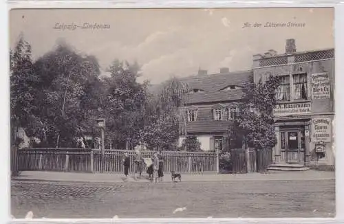 88370 Ak Leipzig Lindenau an der Lützner Strasse um 1906