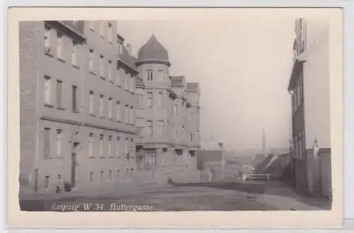 87930 Foto Ak Leipzig Buttergasse um 1925