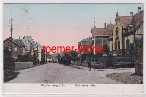 85805 Ak Waldenburg in Sachsen Bismarckstrasse 1924