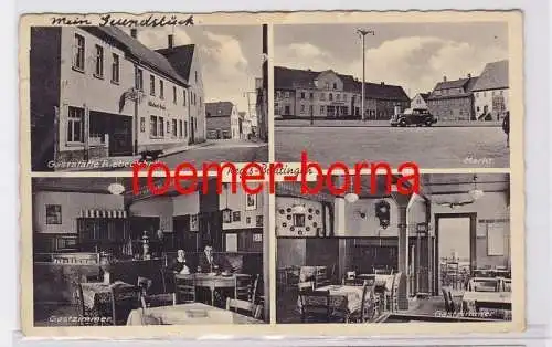 82011 Mehrbild Ak Regis-Breitingen Gaststätte Riebeckbräu 1940