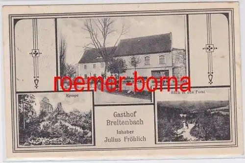 82196 Mehrbild Feldpost Ak Gasthof Breitenbach 1917