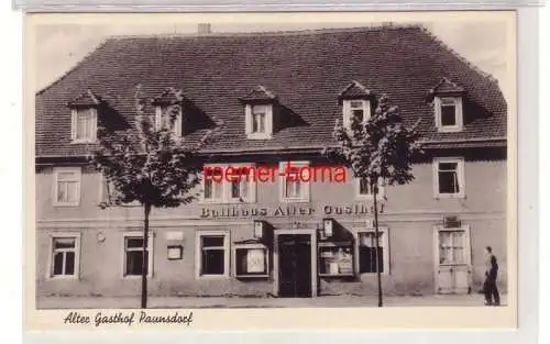 73167 Ak Paunsdorf Ballhaus Alter Gasthof um 1920