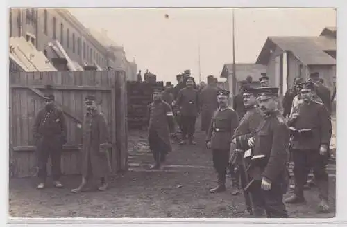 10278 Foto Ak Kriegsgefangenenlager Zwickau um 1915