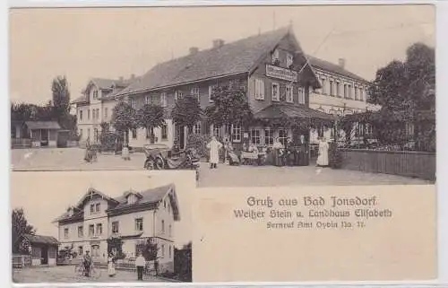 93041 Mehrbild Ak Gruß aus Bad Jonsdorf Weißer Stein & Landhaus Elisabeth