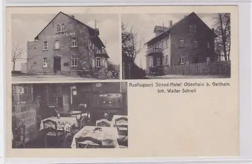 91974 Mehrbild Ak Ottenhain bei Geithain Ausflugsort Strand Hotel 1932