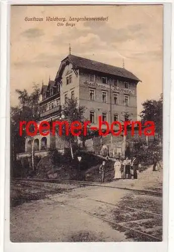 80771 Ak Gasthaus Waldburg Langenhennersdorf Otto Gorgs 1912