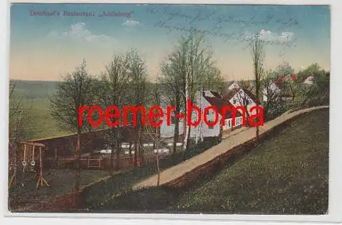 79991 Ak Gruß vom Restaurant 'Adelsberg' Oberhermersdorf bei Chemnitz 1917