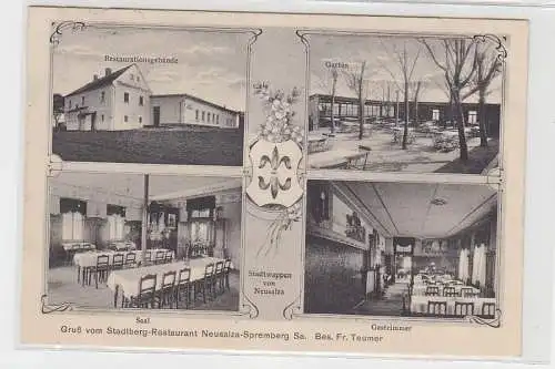 67786 Mehrbild Ak Gruß vom Stadtberg-Restaurant Neusalza-Spremberg Sachsen 1926