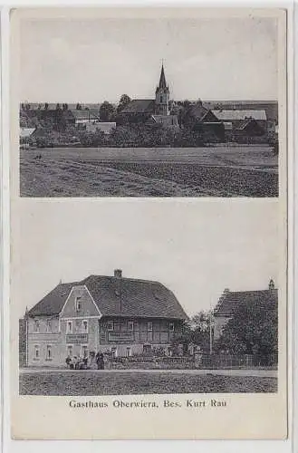 67812 Mehrbild Ak Gasthaus Oberwiera über Glauchau 1937