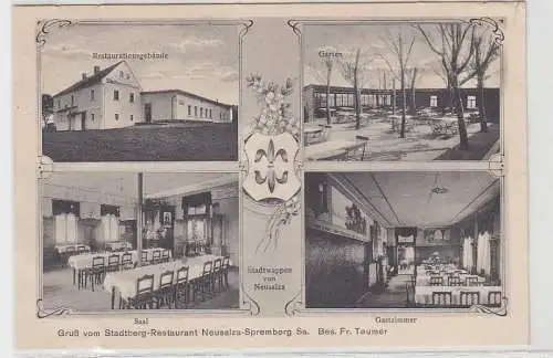 31056 Mehrbild Ak Gruß vom Stadtberg-Restaurant Neusalza-Spremberg Sa. 1922