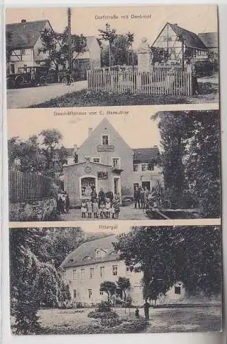 70524 Mehrbild Ak Gruß aus Ilkendorf Geschäftshaus E. Bareuther usw. 1927