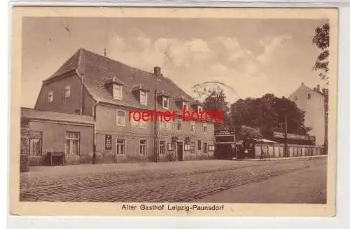 78725 Ak Leipzig-Paunsdorf Ballhaus Alter Gasthof 1930