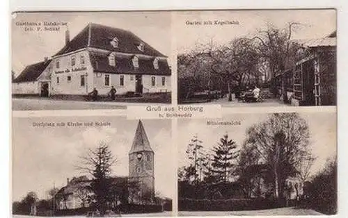 60112 Mehrbild Ak Gruß aus Horburg bei Schkeuditz 1911