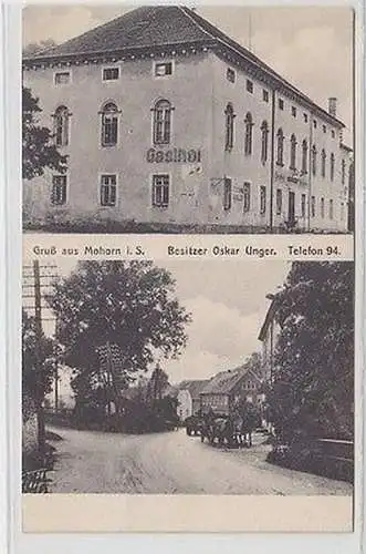 62249 Mehrbild Ak Gruß aus Mohorn in Sachsen Gasthaus 1925