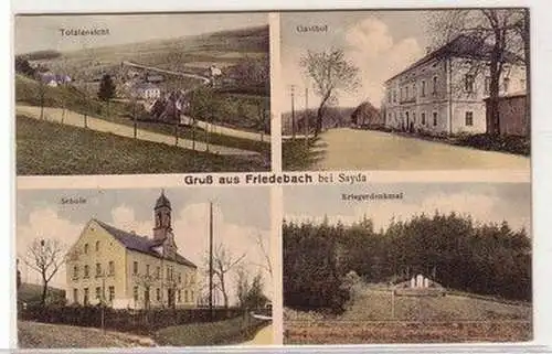 58875 Mehrbild Ak Gruss aus Friedebach bei Sayda 1929