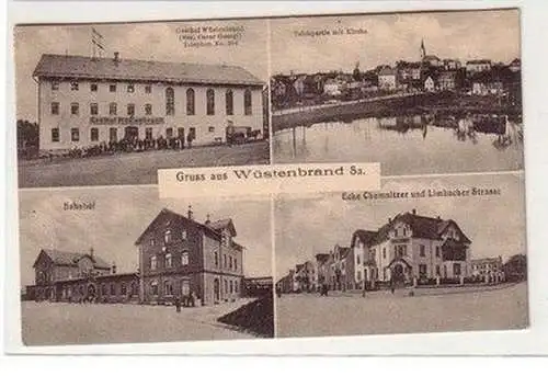 58546 Mehrbild Ak Gruß aus Wüstenbrand in Sachsen um 1930