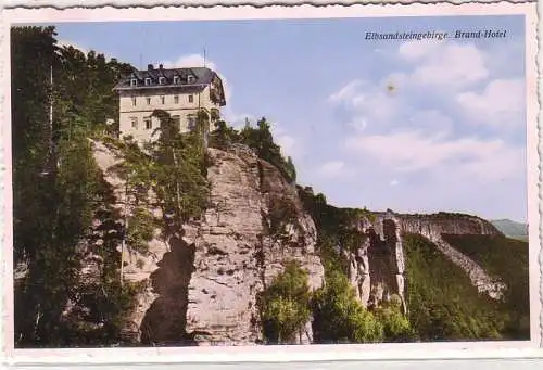 45072 Ak Ebersdorf Bez. Chemnitz Blick in die Poststrasse 1918