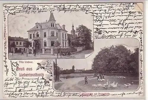 24/48 Mehrbild-Ak Gruß aus Liebertwolkwitz 1905