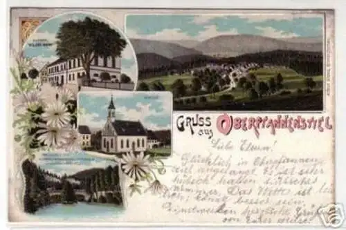 07507 Ak Lithographie Gruß aus Oberpfannenstiel 1903