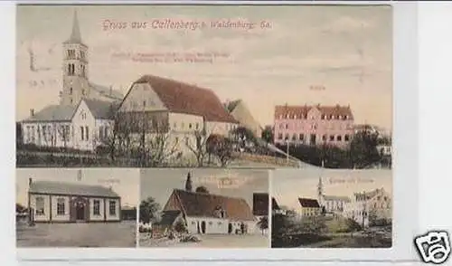 31560 Mehrbild-Ak Callenberg bei Waldenburg Sa. 1906