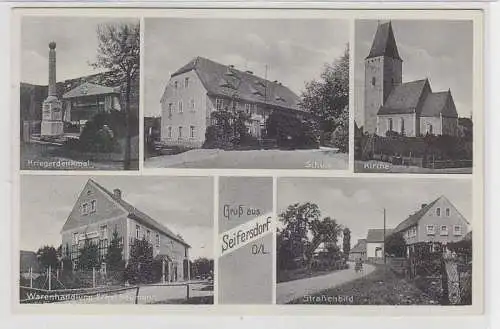 14792 Merhbild Ak Gruß aus Seifersdorf Oberlausitz um 1930