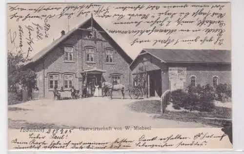 92346 Ak Fockendorf Gastwirtschaft von W. Michel 1905