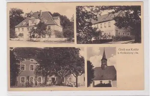 89192 Mehrbild Ak Gruß aus Kotitz bei Weissenberg in Sachsen Gasthof 1933