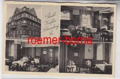 79053 Mehrbild Ak Stadt Kaffe Schneeberg in Sachsen um 1940