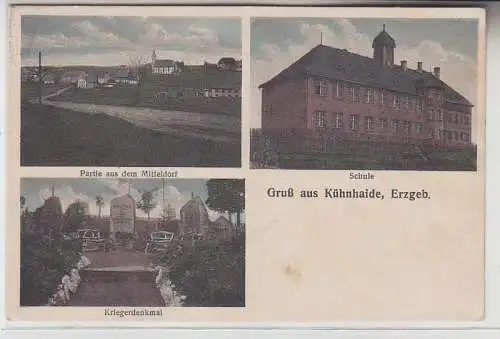 68914 Mehrbild Ak Gruß aus Kühnhaide im Erzgebirge 1930