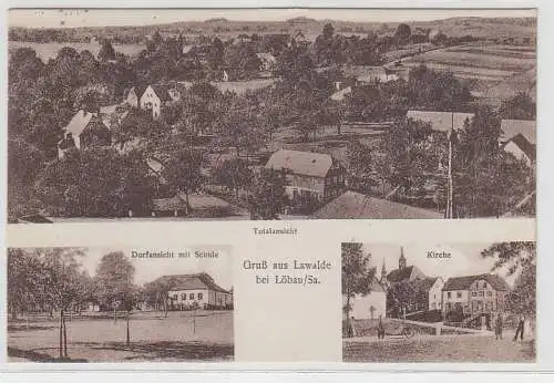 69017 Mehrbild Ak Gruß aus Lawalde bei Löbau in Sachsen 1937