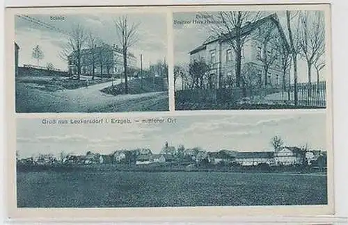 67021 Mehrbild Ak Gruß aus Leukersdorf im Erzgebirge um 1910