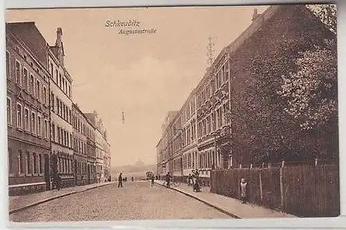 66814 Ak Schkeuditz Augustastrasse 1916