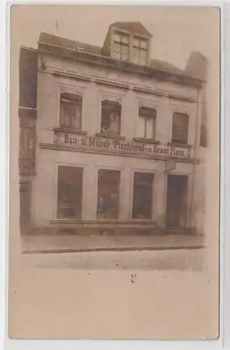 68139 Foto Ak Wurzen Bau- & Möbeltischlerei Ernst Platz um 1916