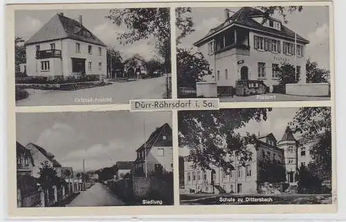 68930 Mehrbild Ak Dürr-Röhrsdorf in Sachsen 1943